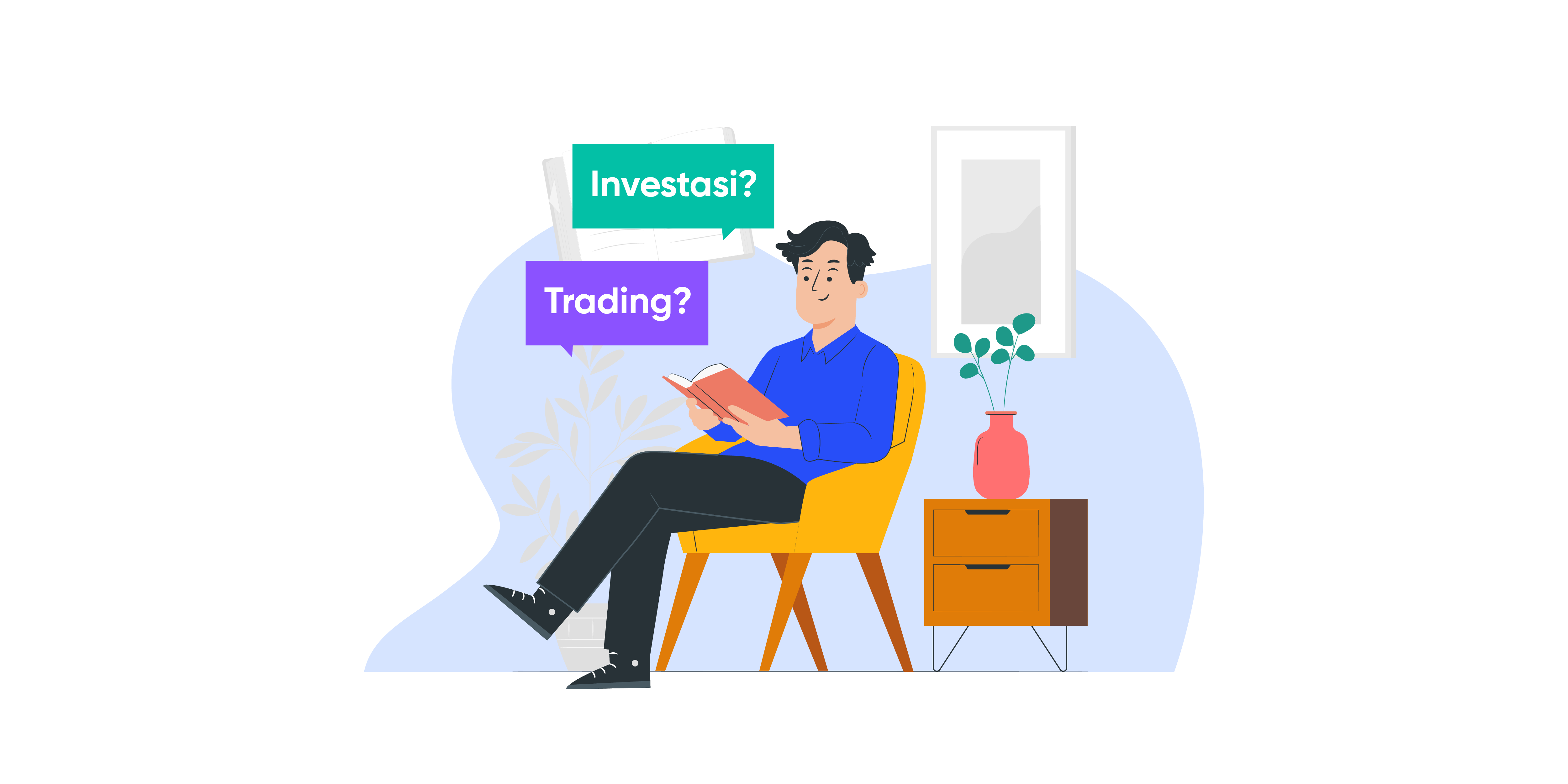 Apa perbedaan investasi dan trading